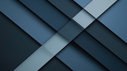 Fototapeta premium Minimalist background with layered flat shapes and subtle shadows for depth.