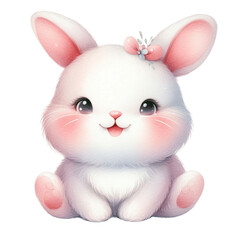 white rabbit toy