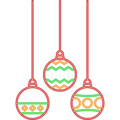 Christmas Ball Neon