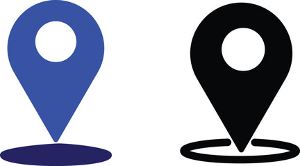  Notification line icons. Calendar, address location pointer and alarm bell. Place, Time, Date and Place, Time, Date and Notification line icons Notice alert, business schedule and office time clock. 