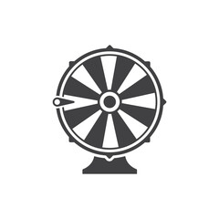 spin wheel icon vector