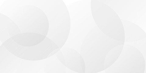 Abstract white geometrical shapes background with gradient