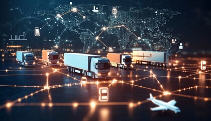 Global Networks of Distribution and Communication in Supply Chain Logistics