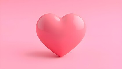 pink heart on a pink background