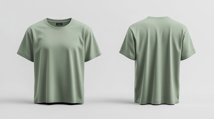 Sage Green T-Shirt Mockup