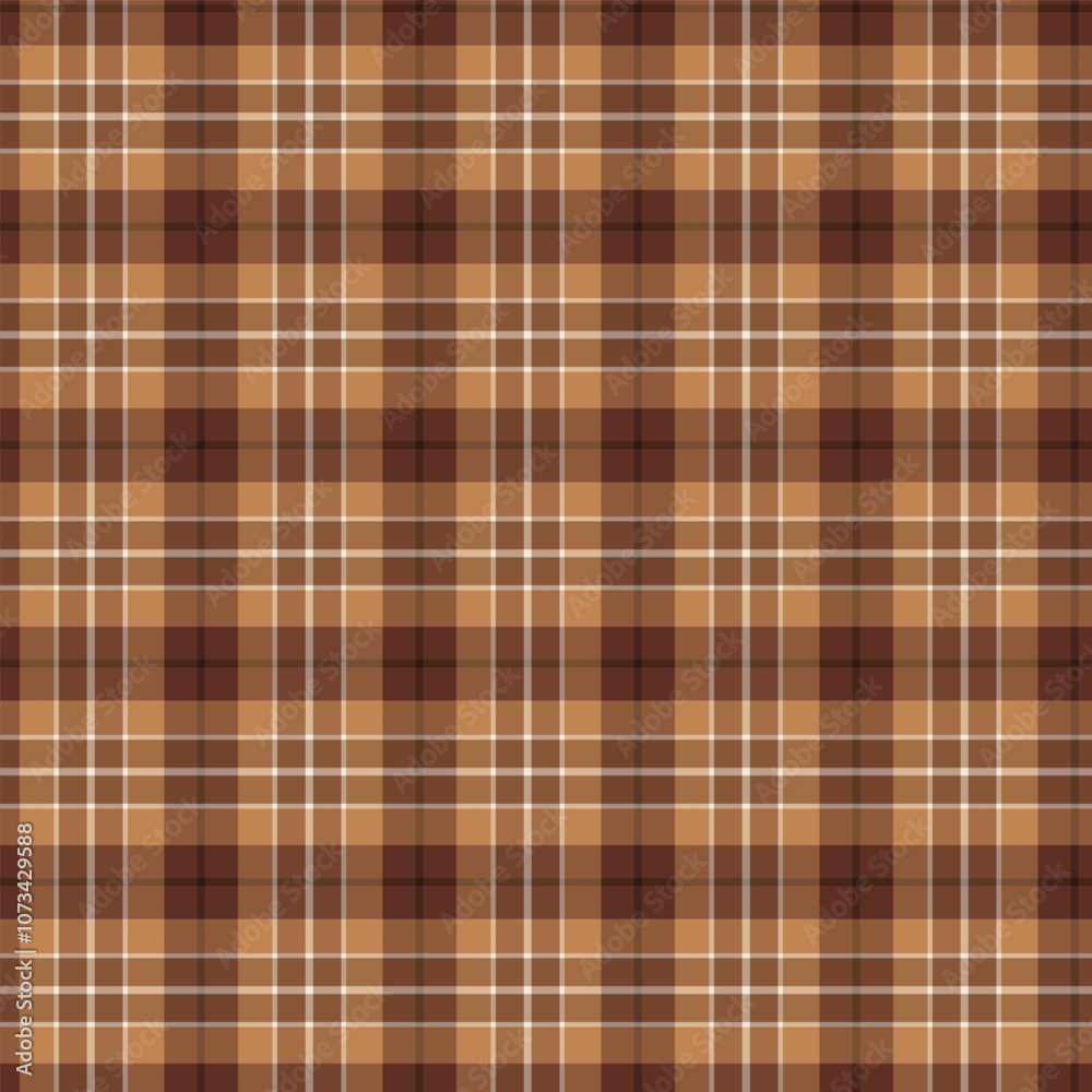 Canvas Prints plaid repeat pattern.checkered tartan gingham seamless pattern in brown. geometric graphic vector il