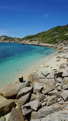 Beautiful tropical beach on Lizard Island Queensland Australia