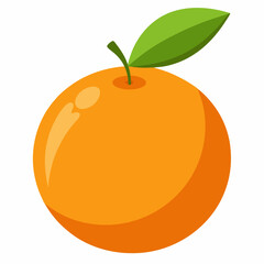 illustration of an orange