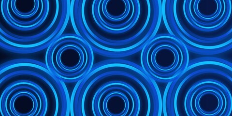 abstract blue background with circles