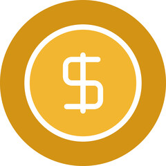Dollar Coin Icon
