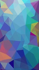 Fototapeta premium Geometric shapes in vibrant colors forming an abstract vector background, graphic, pattern