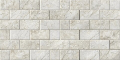 Fototapeta premium A Seamless Pattern of Interlocking Grey Stone Tiles with Subtle Veining