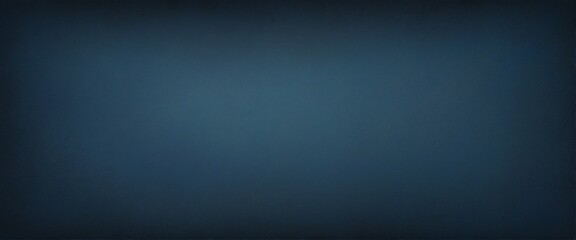 Dark Blue Grunge Gradient Background with a Grainy Texture for Artistic Designs