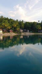 Fototapeta premium paradise in the background