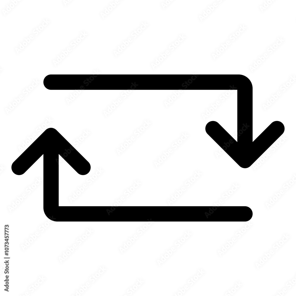 Fototapete Refresh icon vector. Green recycle vector icon symbol. Repeat and reload icons set and arrow rotation circle. Sync icon symbol convert button sign. web vector icon