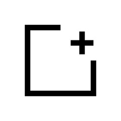 Obraz premium New, Plus, Add icon button. More icon. Set of plus icons ; Create icon symbol. web vector icon