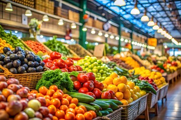 Fototapeta premium fruits and vegetables at the urban market