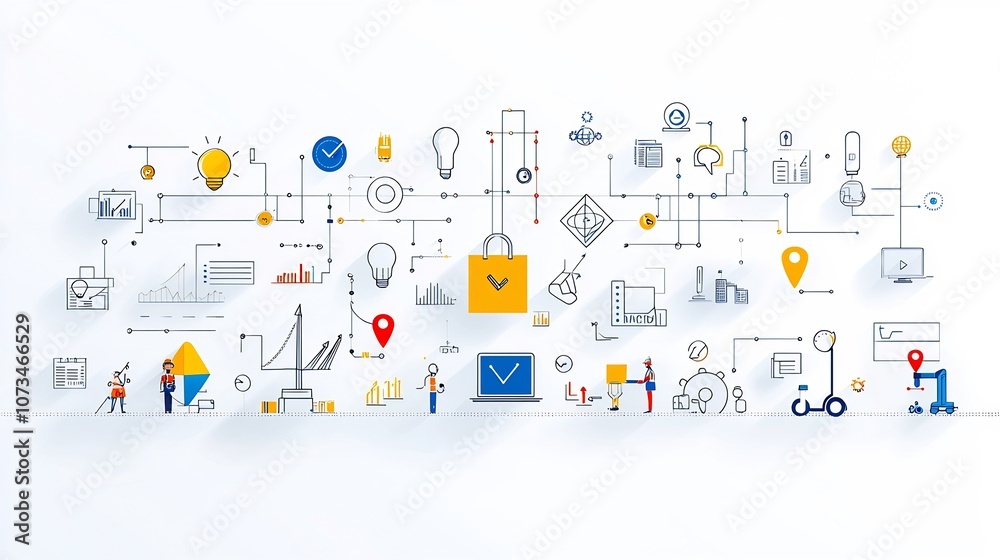 Aufkleber Pixel perfect icons designed for business and management featuring editable stroke outlines for project tracking analytics resource management and teamwork isolated on a clean white background