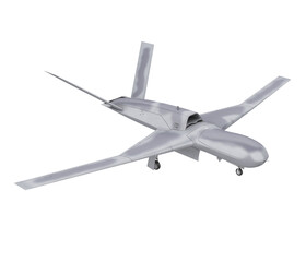 Military Drone Isolated