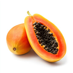 half of papaya