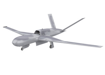 Military Drone Isolated
