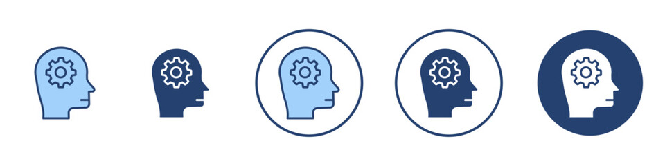 Knowledge icon Thin line art isolated