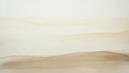 Abstract horizontal watercolor background. Hand drawn vector texture. Brush stroked painting pastel color watercolour