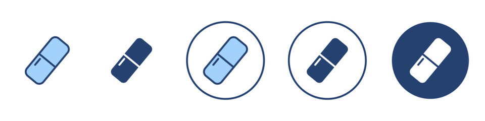 Pill Icon Thin line art isolated