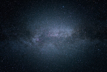 Starry sky. Night scape with beautiful starry sky