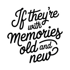 Christmas Quote SVG, Christmas Design, Christmas Illustration, Christmas Ornament, Christmas memories old and new