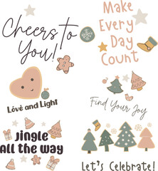 Cozy Pastel Holiday Cheer Collection