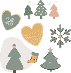 Cozy Pastel Holiday Cheer Collection