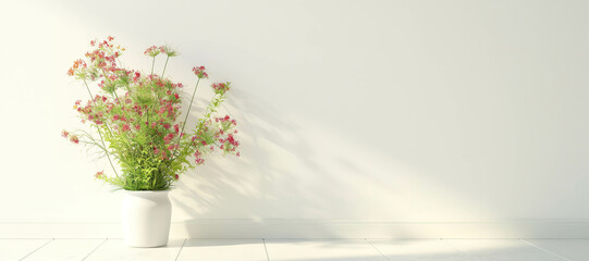 colorful bouquet flower plant leaf on white background 6