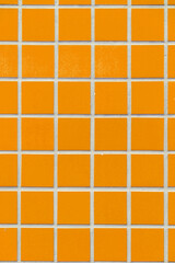 Red brick and glazed tile wall grunge texture background