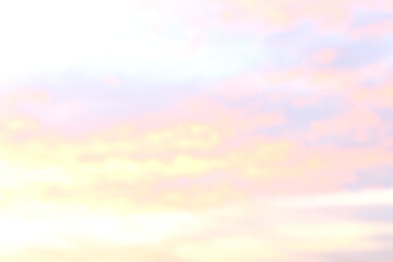 evening clouds in the sky