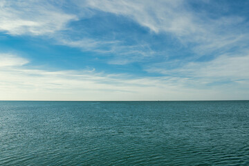 blue sky and sea