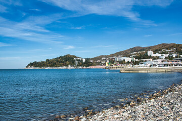 view of the coast of the region sea