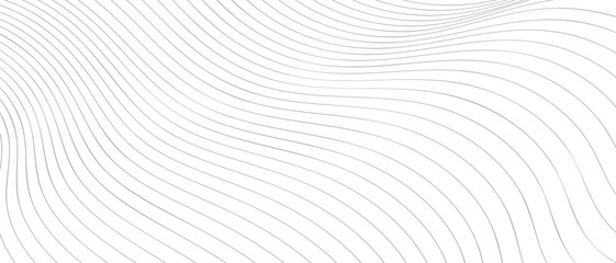 Abstract wavy thin lines pattern, optical illusion, simple geometric background