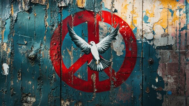 Human Rights Symbols: Use symbols like the peace sign or dove in creative compositions to represent hope and freedom.