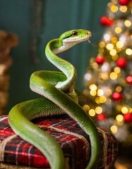 Fototapeta premium Vor dem Weihnachtsbaum