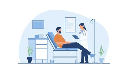 Doctor Consulting with Patient