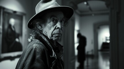 person in the window