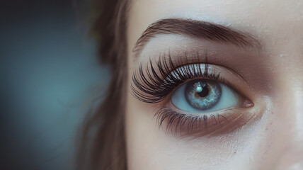 Fototapeta premium close up of female eye