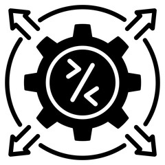 Deployment Glyph Icon