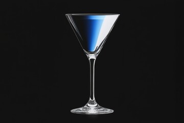 Martini Glass with Ice