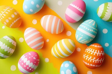 Fototapeta premium Colorful Easter Eggs