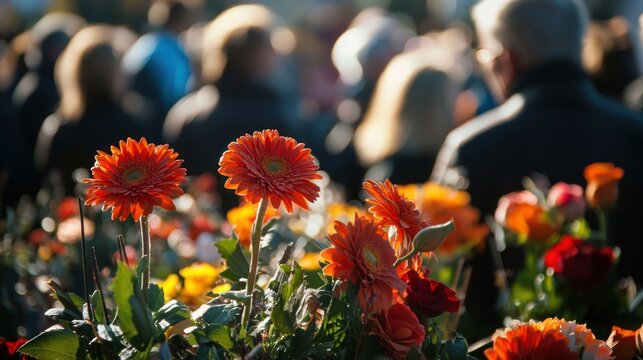 Memorial Events: Photograph memorial events, including speeches and tributes to those affected.