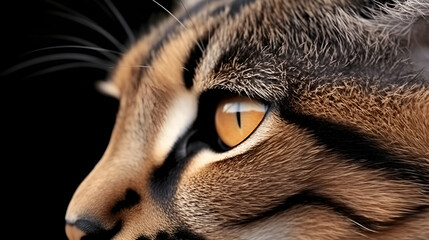 close up portrait of a cat