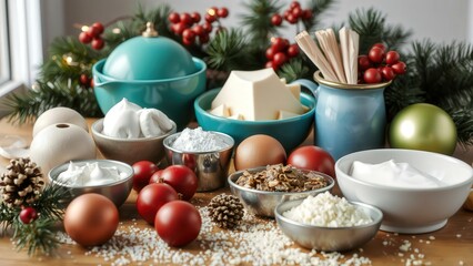 Holiday Baking Essentials: Festive Ingredients and Decorations for Delicious Christmas Treats