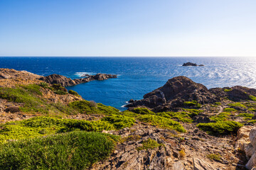 Landscape of Cap de Creus near Cadaqués on the Costa Brava, Spain